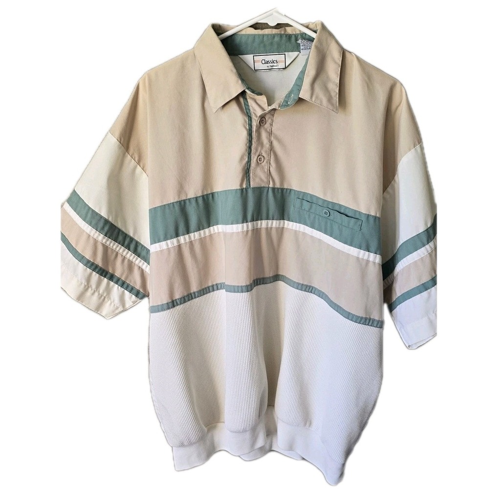 Dadcore Retro 80s 90s Country Club Old School Grandpacore Golf Polo XL